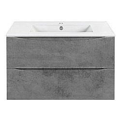 Тумба с раковиной Vincea Mia VMC-2MC800BT + VBS-13980 800 Beton для ванной в интернет-магазине Sanbest