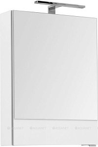 Зеркальный шкаф Aquanet Верона 207763 50 белый в ванную от интернет-магазине сантехники Sanbest