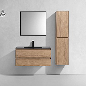 Тумба с раковиной Vincea Luka 1000 N.Oak для ванной в интернет-магазине Sanbest