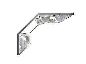 Душевой уголок Радомир Дария PN 120x80 профиль хром/стекло прозрачное купить в интернет-магазине Sanbest