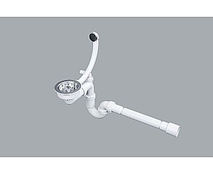 Сифон для кухонных моек Paulmark Trust PM1022-CR хром купить в интернет-магазине сантехники Sanbest