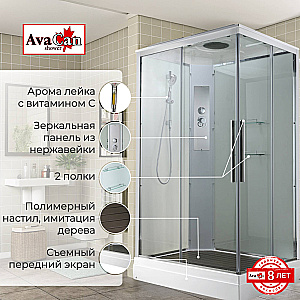 Душевая кабина AvaCan K Серия K2012 120х90 стандартная купить в интернет-магазине Sanbest