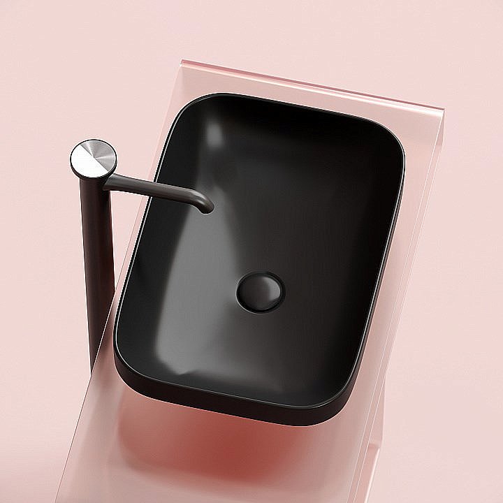 Раковина Ceramica Nova Element 50 CN6055MB черная матовая купить в интернет-магазине Sanbest