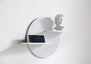 Полка Abber Stein AS1656 белая матовая купить в интернет-магазине сантехники Sanbest