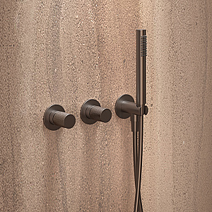 Душевая система Vincea Aura VSFW-6AU1GM вороненая сталь купить в интернет-магазине сантехники Sanbest