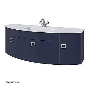 Тумба с раковиной Caprigo Legato 140 1 ящик/раковина стекло бланж для ванной в интернет-магазине Sanbest