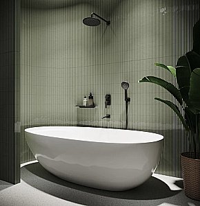 Душевая система Iddis Ray RAYBL03i68 черный матовый купить в интернет-магазине сантехники Sanbest