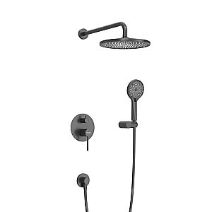 Душевая система Cezares RELAX-DSET-NOP черная матовая купить в интернет-магазине сантехники Sanbest