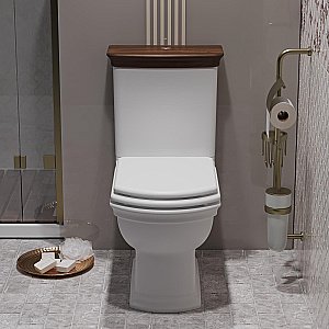 Унитаз-компакт напольный Опадирис Риспекто OS39723N белый, с бачком, с крышкой микролифт купить в интернет-магазине Sanbest