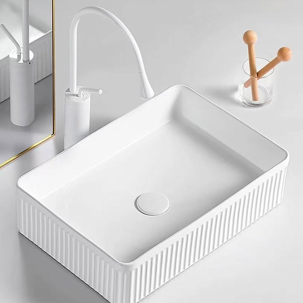 Раковина накладная RGW GS-20 80121020-01 белая купить в интернет-магазине Sanbest