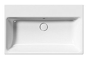 Раковина GSI NUBES 80 9622011 белая глянцевая купить в интернет-магазине Sanbest