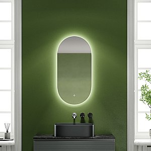 Зеркало Sancos Oval OV45C зеркальное в ванную от интернет-магазине сантехники Sanbest