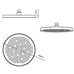 Душевая система Vincea VSFW-4212MB черная матовая купить в интернет-магазине сантехники Sanbest