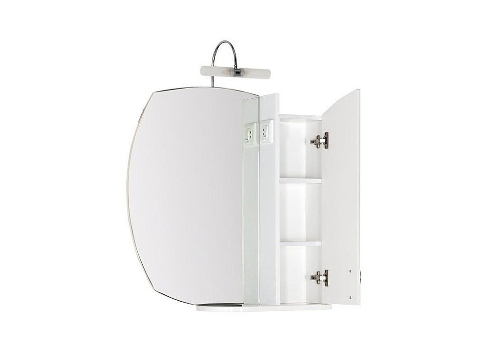 Зеркальный шкаф Aquanet Моника 85 купить в интернет-магазине сантехники Sanbest