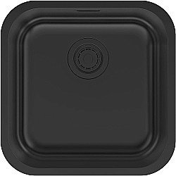 Кухонная мойка Paulmark Vello 44 VE44-MBN черная матовая купить в интернет-магазине сантехники Sanbest