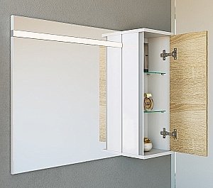 Шкаф Aqwella Майами 25 для ванной в интернет-магазине сантехники Sanbest