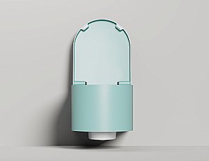 Унитаз подвесной Salini Gemelli 240121KM из искусственного камня S-Stone, безободковый, с крышкой микролифт, белый матовый купить в интернет-магазине Sanbest