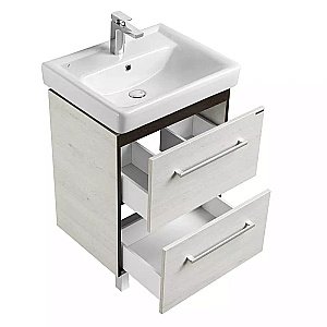 Тумба с раковиной Акватон Ронда 60 дуб сомерсет для ванной в интернет-магазине Sanbest