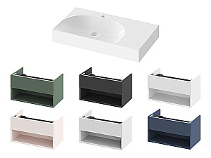 Раковина Ravak Lite XJX1280001 белый купить в интернет-магазине Sanbest