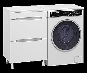 Тумба с раковиной Misty Байкал - 55 Э-Бай06055-022Я (Раковина Гавана 120) белая для ванной в интернет-магазине Sanbest