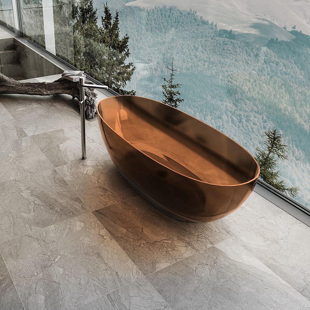 Ванна прозрачная Vincea VBT-6T01BR 170x75 янтарь прозрачный купить в интернет-магазине Sanbest