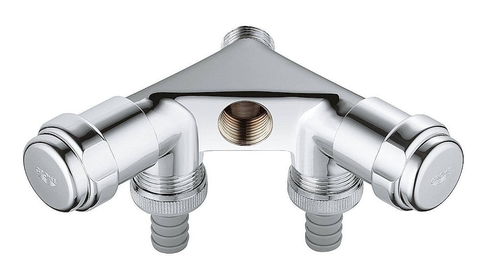 Двойной вентиль Grohe Eggeman 41020000 купить в интернет-магазине сантехники Sanbest