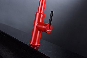 Смеситель для кухни Paulmark Tornado To213402-FI пламя купить в интернет-магазине сантехники Sanbest