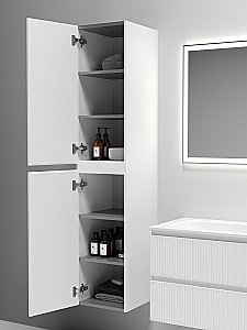 Шкаф-пенал подвесной Sancos Snob T PSNT35W Bianco для ванной в интернет-магазине сантехники Sanbest