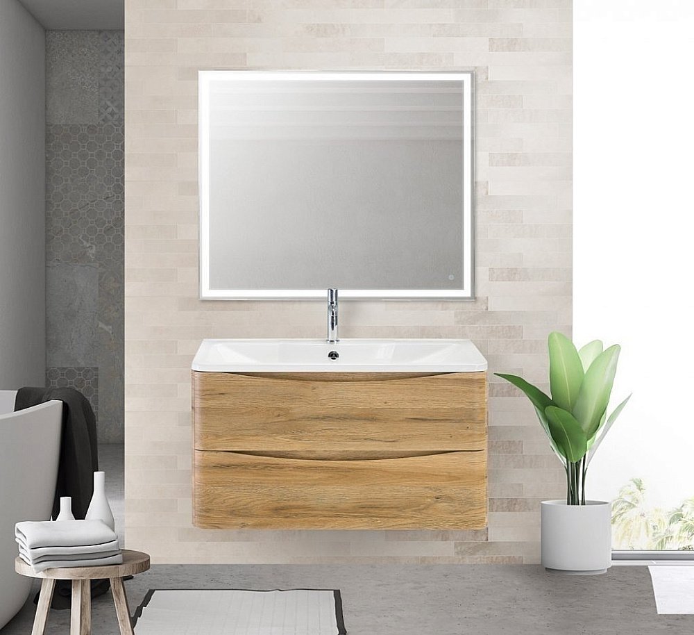 Тумба с раковиной BelBagno ACQUA 100 Rovere Rustico для ванной в интернет-магазине Sanbest
