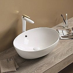 Раковина накладная Art&Max 59,5 AM-78394 белая купить в интернет-магазине Sanbest