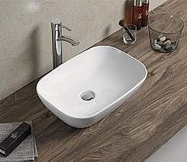 Раковина накладная Ceramalux N 50 9447 белая купить в интернет-магазине Sanbest