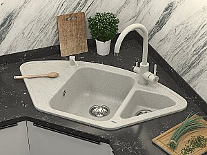 Дозатор для жидкого мыла Paulmark Rein D002-310 Серый купить в интернет-магазине сантехники Sanbest