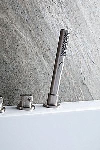 Смеситель для ванны Allen Brau Priority 5.31007-BN купить в интернет-магазине сантехники Sanbest