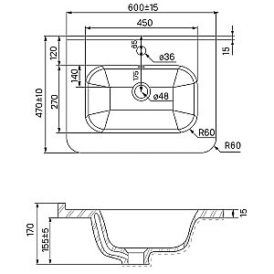 Тумба с раковиной Iddis Edifice 60 EDI60C0i95K капучино для ванной в интернет-магазине Sanbest