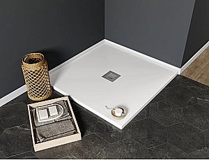 Душевой поддон Aquanet Pleasure 100x100 белый купить в интернет-магазине Sanbest