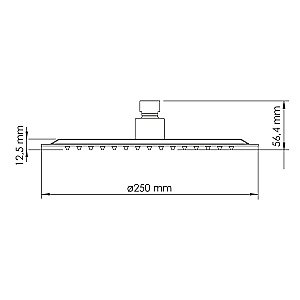 Душевая система WasserKraft Asphe A7748.338.329.290.292.291 Thermo розовое золото купить в интернет-магазине сантехники Sanbest