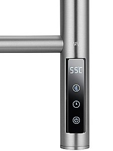 Полотенцесушитель электрический WONZON & WOGHAND BONN, Брашированный никель (WW-AL409-BR) купить в интернет-магазине сантехники Sanbest