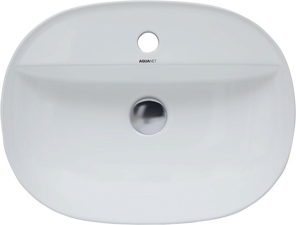 Раковина накладная Aquanet Lake-2 50 211287 белая купить в интернет-магазине Sanbest