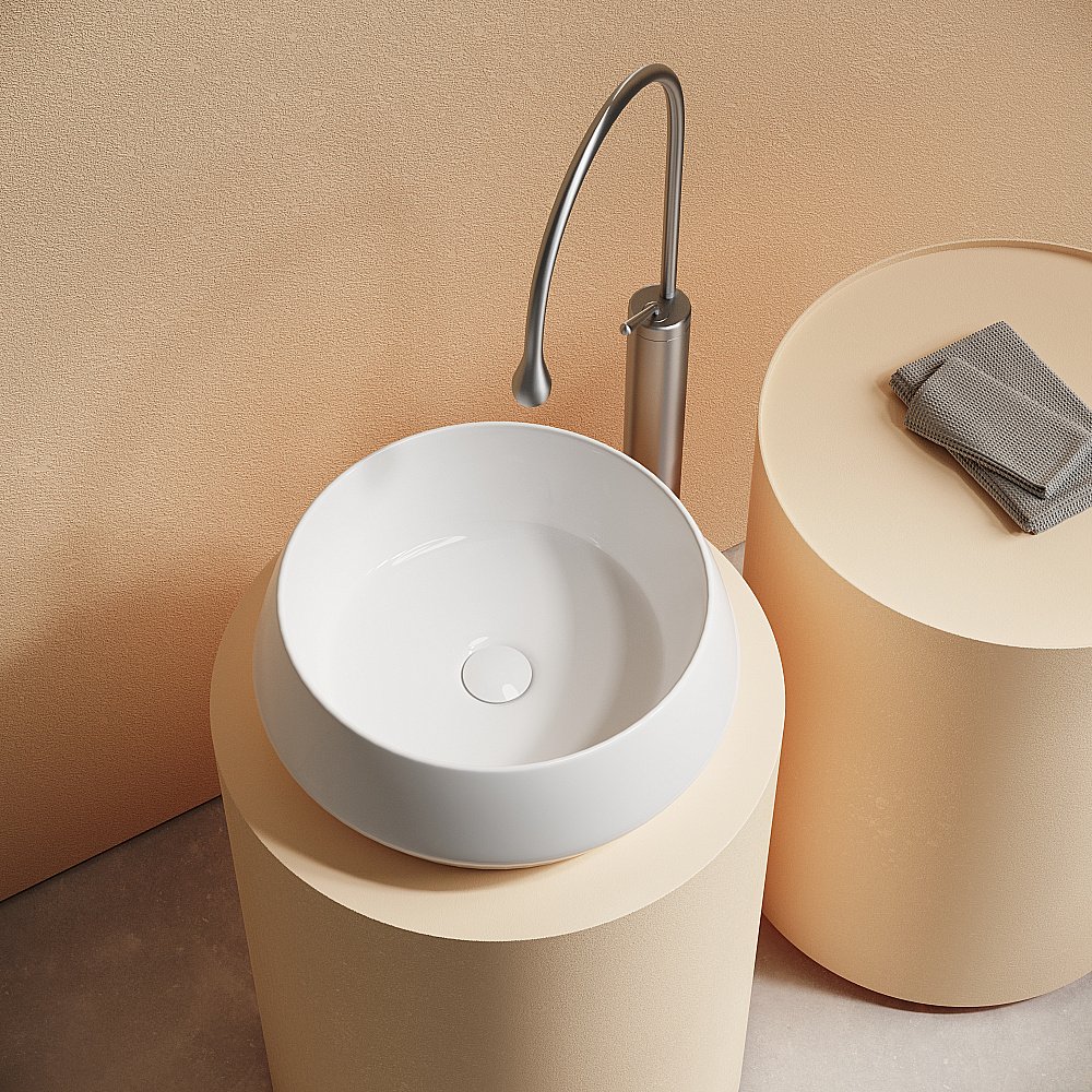 Раковина Ceramica Nova Maya CN12004 белая купить в интернет-магазине Sanbest