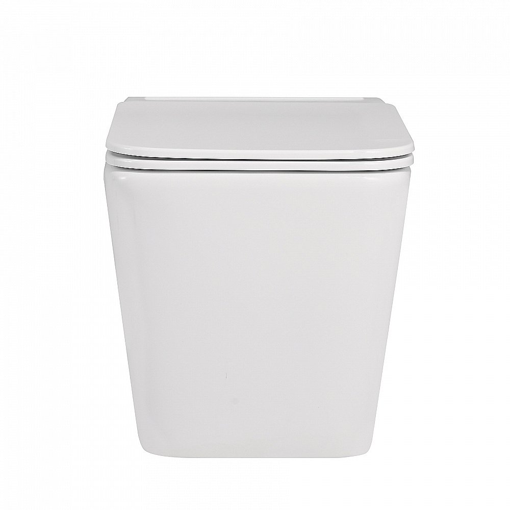 Унитаз подвесной ABBER Rechteck AC1202P импульсный смыв, с крышкой микролифт купить в интернет-магазине Sanbest