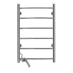 Полотенцесушитель электрический Domoterm Классик DMT 109-6 50x80 EK L хром левый купить в интернет-магазине сантехники Sanbest