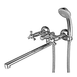 Смеситель для ванны Lemark Contour LM7451C купить в интернет-магазине сантехники Sanbest