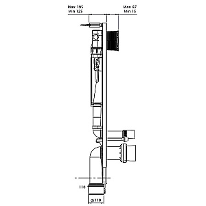 Инсталляция для унитаза Azario AZ-8010-1000 купить в интернет-магазине сантехники Sanbest