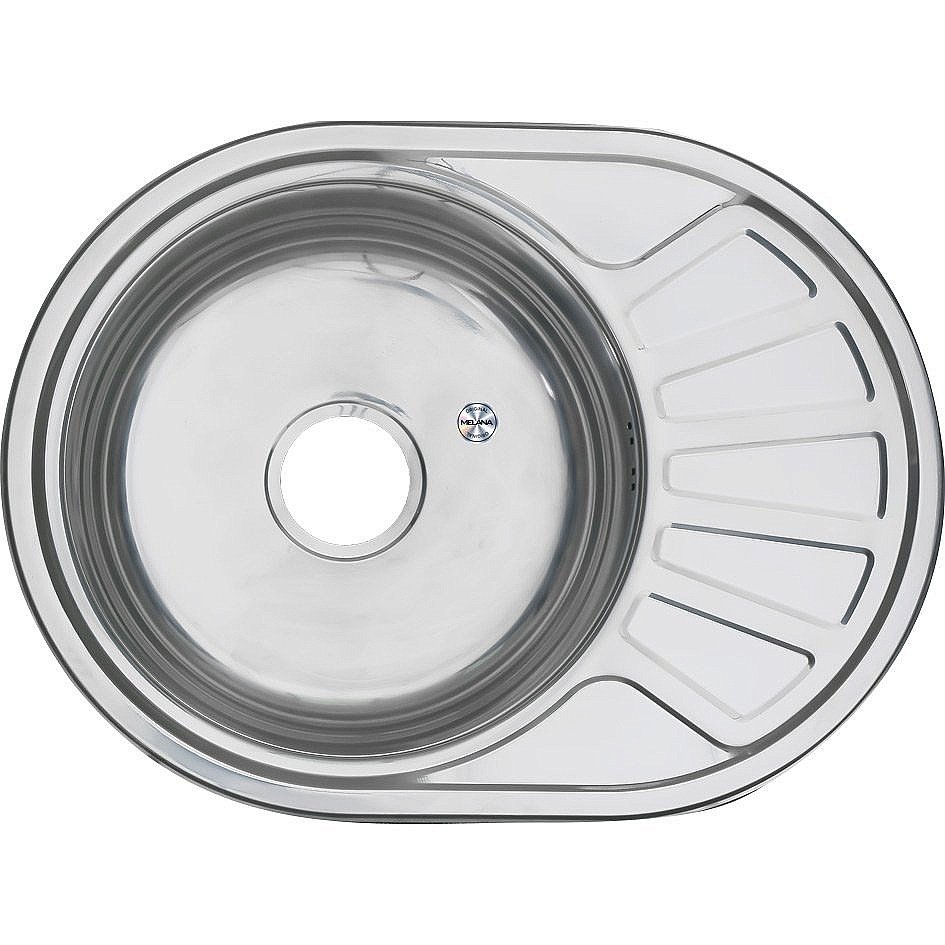 Мойка кухонная с сифоном Melana 235 t (*12) купить в интернет-магазине сантехники Sanbest