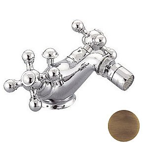 Смеситель для биде Cisal ARCANA CERAMIC AC00055027 бронза купить в интернет-магазине сантехники Sanbest