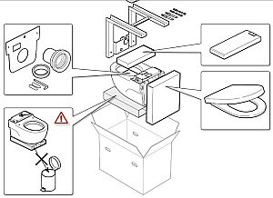Унитаз подвесной Roca Meridian In-Tank 893302000 с крышкой микролифт купить в интернет-магазине Sanbest