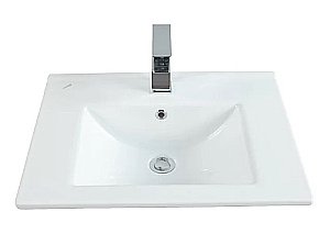 Тумба с раковиной Creavit Kayra 60 KY0060.42.MBY + SU060-00CB00E-0000 белая для ванной в интернет-магазине Sanbest