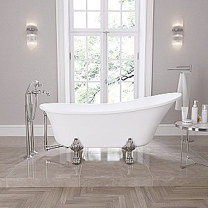 Ванна акриловая Grossman Retro GR-1002 162х71 белая купить в интернет-магазине Sanbest