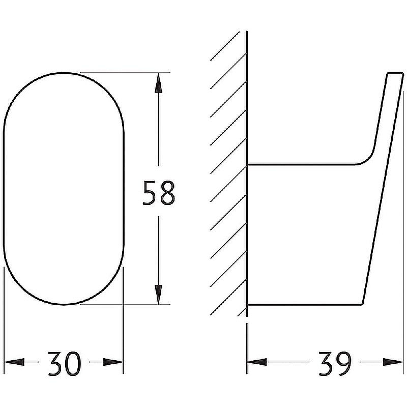 Крючок Artwelle Schwarz 7715 черный купить в интернет-магазине сантехники Sanbest