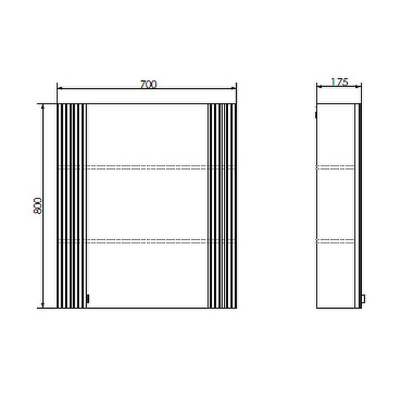 Зеркальный шкаф Comforty Лима 70 00-00004891 антрацит купить в интернет-магазине сантехники Sanbest